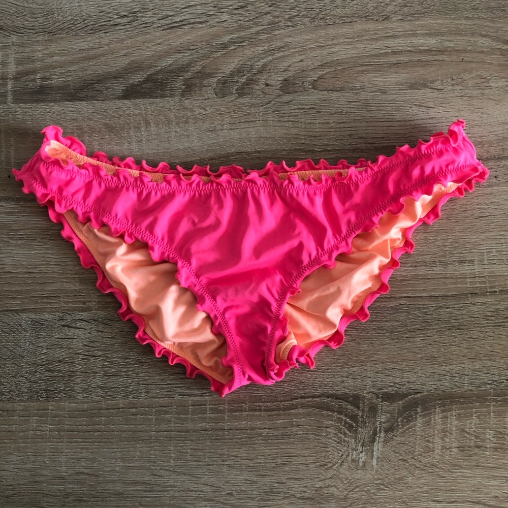VICTORIAS SECRET RUFFLE BATHING SUIT BOTTOM